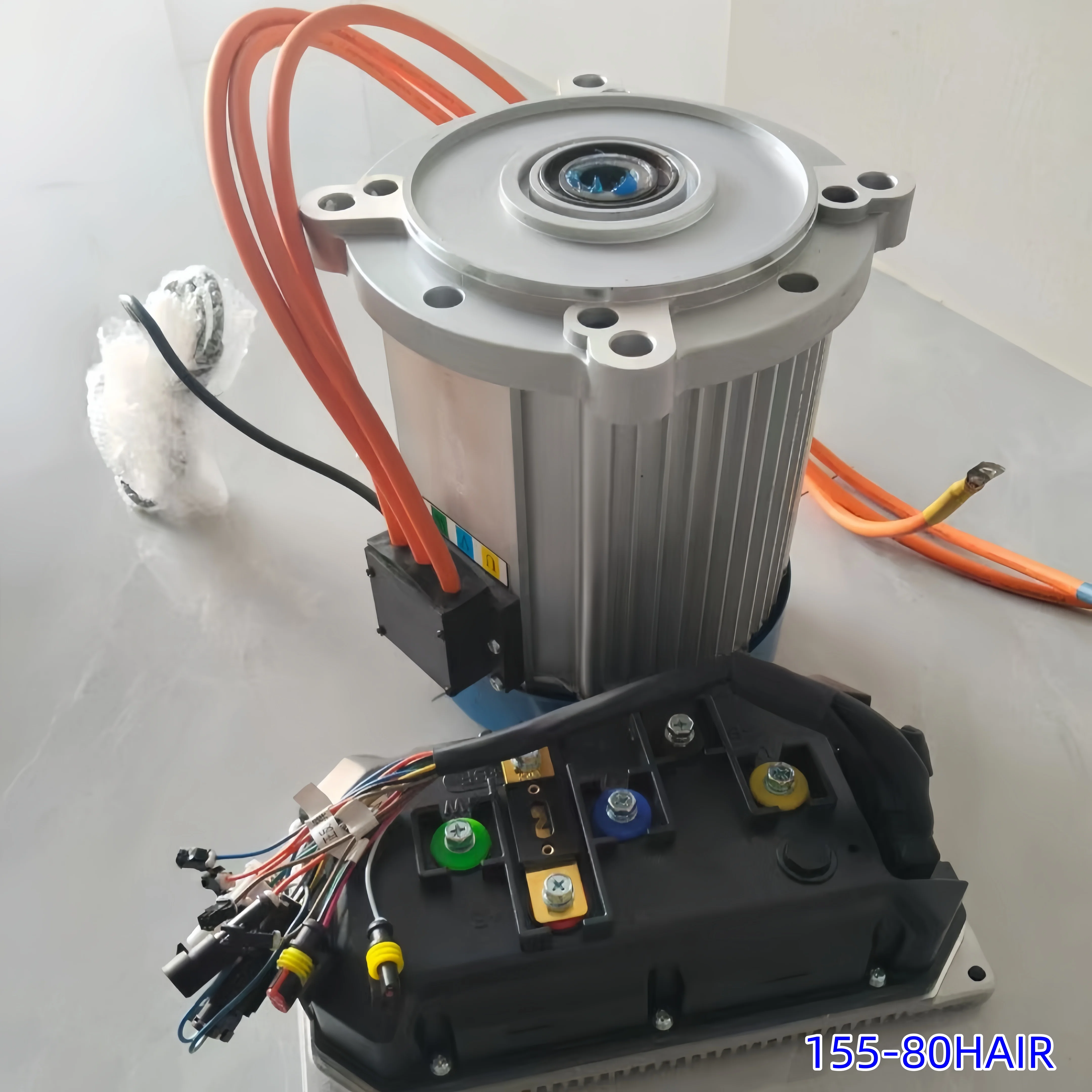 SL155-80H 72V 5KW HairPin Coil PMSM Motor with Revolve Controller Special High-Frequency AC Induction Motor for Industrial Use