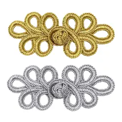 10Pair Chinese Knots Frog Buttons Sewing Button Closure Fasteners Traditional Handcraft Button Decor Closure Button for Sewing