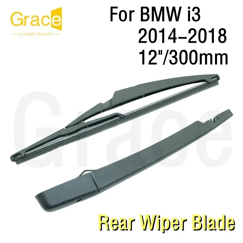 

Rear Wiper Blade For BMW i3 12"/300mm Car Windshield Windscreen Rubber 2014 2015 2016 2017 2018