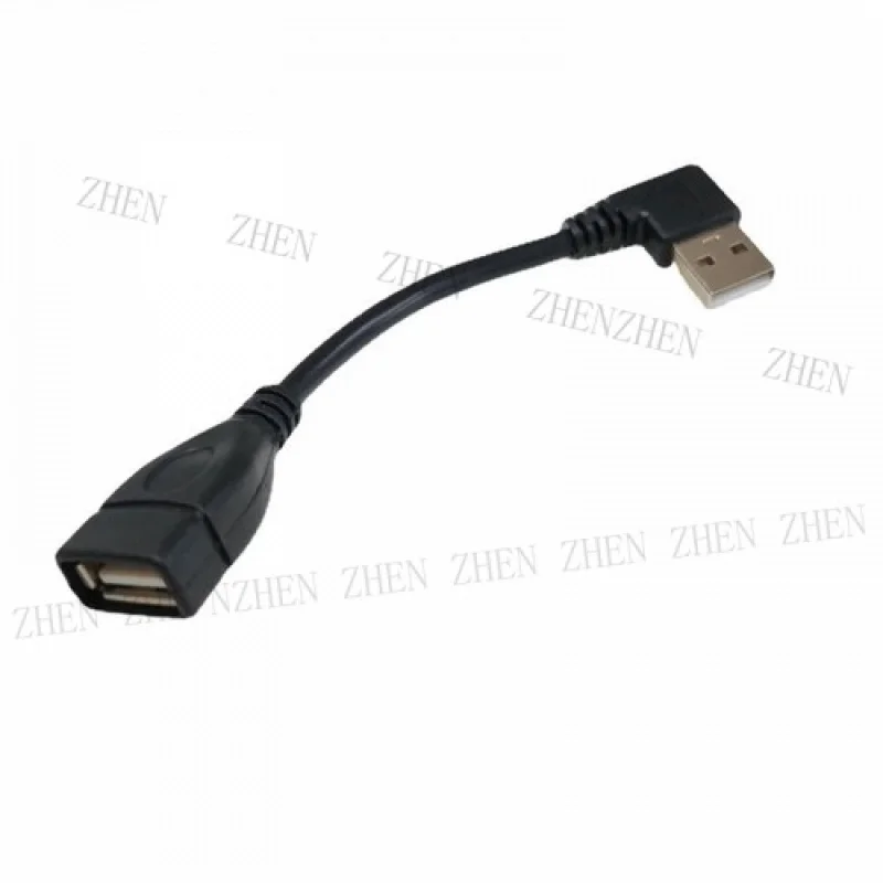 Y Y for  Right Angle 90 Degree USB 2.0 A M/F Computer Extension Data Power Cable Cord