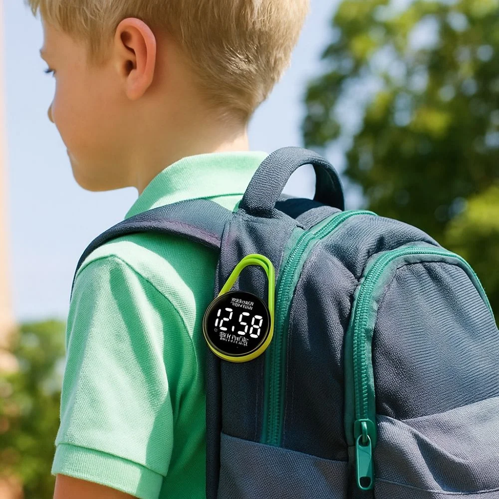 

Светодиодные электронные подвесные часы с цифровым дисплеем, портативные карманные часы, карманные водонепроницаемые светящиеся карманные часы