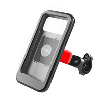 Bicycle Scooter Handlebar Mobile Phone Case Holder Waterproof Bike Accessories Motorcycle Wireless Charging Bracket Support Bag
