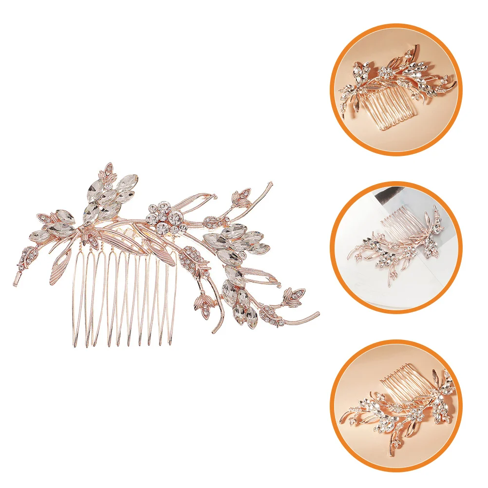 

Crystal Hair Comb Chic Elegant Rhinestone Wedding Headdress for Bride Bridesmaid Party Banquet Cosplay Holiday Festive Look