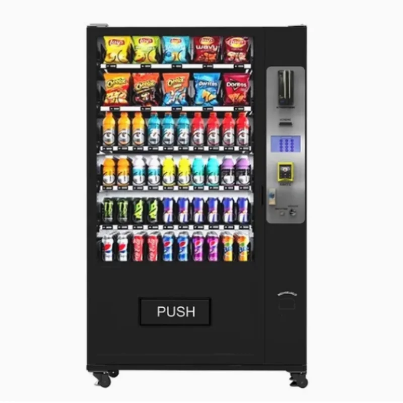 Premium European Vending Machine with Diverse Food and Beverage Selection