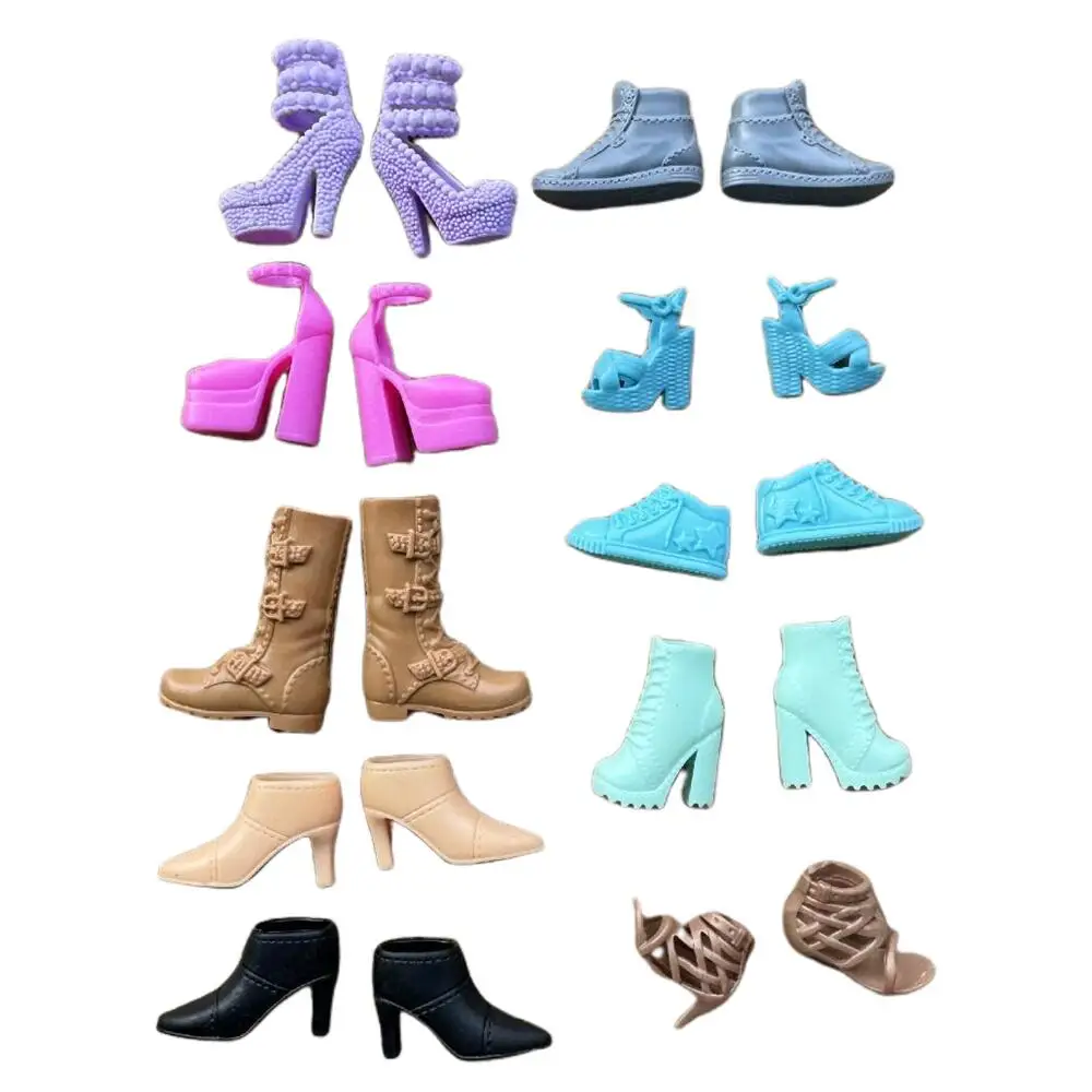1/6 puppe Schuhe High Heels Stiefel Keil 30 cm Puppe Dekore Mädchen Sammlung Spielzeug DIY Spielen Puppe Zubehör Schuhe