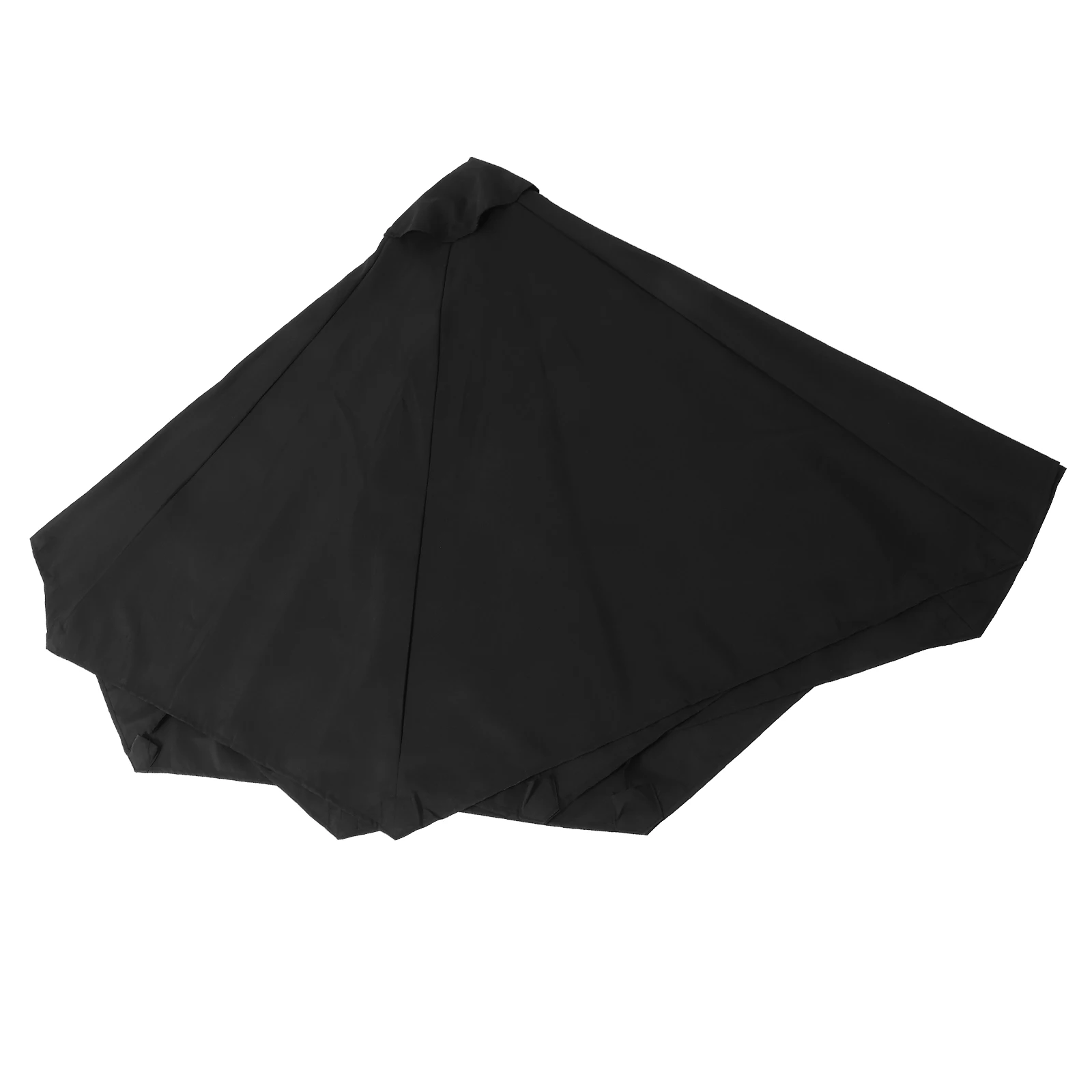 

Replacement Umbrella Cover Fabric Rainproof Electric Car Parasol Canopy Yard Black