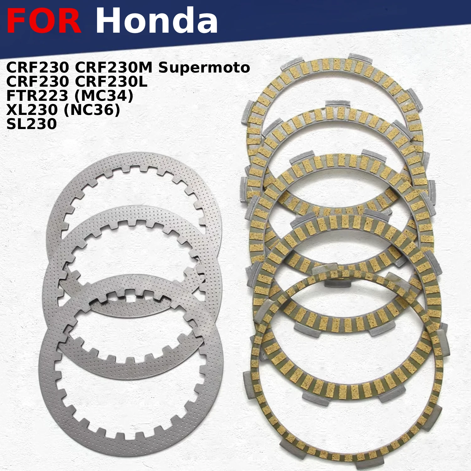 

Motorcycle Parts Clutch Piece For Honda FTR223 MC34 22311-KN4-680 22201-KPM-850 22201-KBG-A00 22201-MJ8-000 22201-KAZ-000 Moto