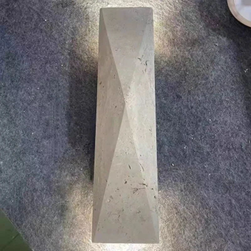 Outdoor spotlight retro background wall natural cave stone wall lamp