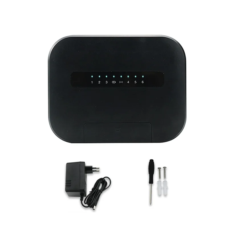 

Умный контроллер полива A96K-6 Zone Tuya Wifi для помещений, система орошения с дистанционным управлением через телефон, совместим с Smart Life, вилка EU