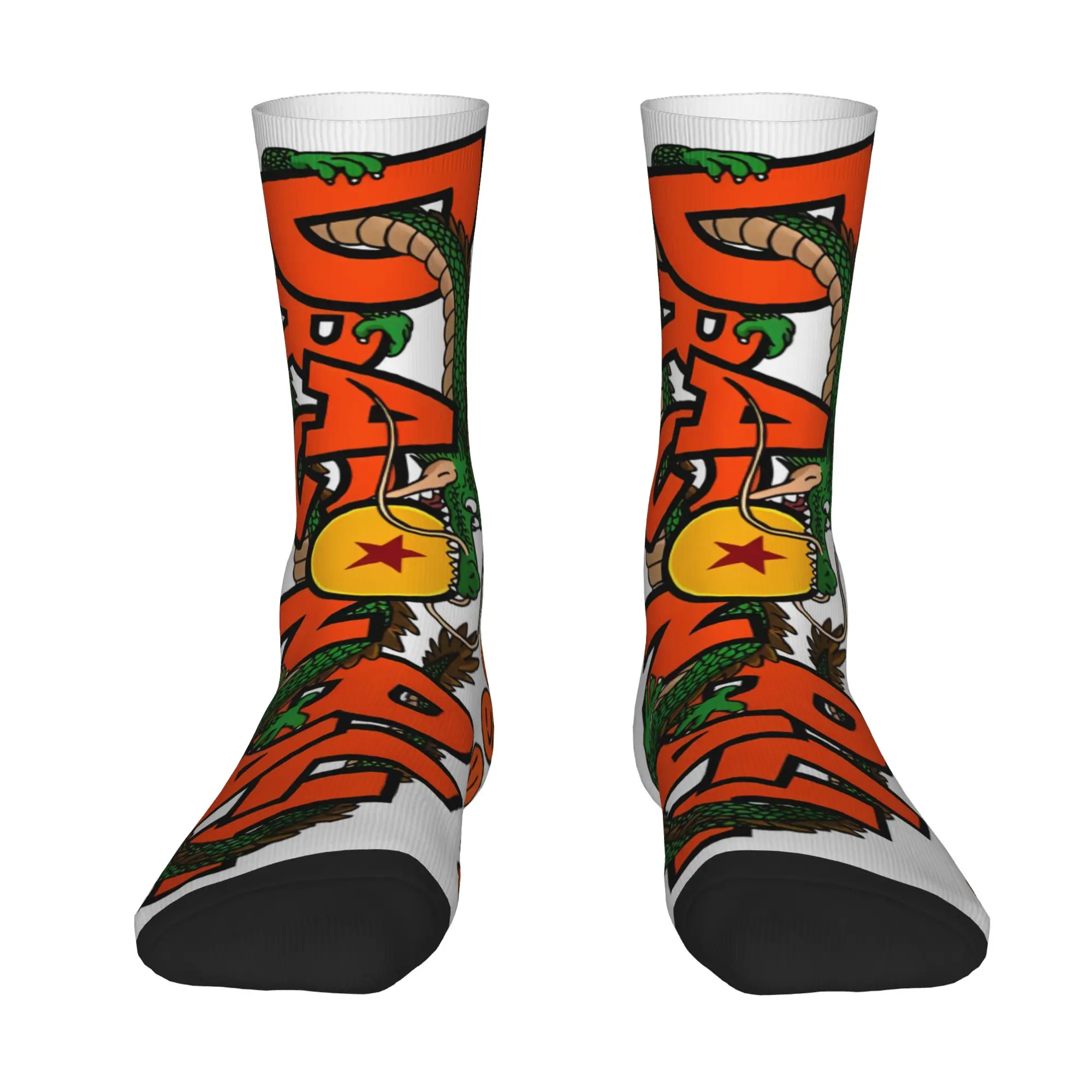1 Pair Hip Hop Retro DRAGON BALL Crazy Men's Socks Unisex  Harajuku Pattern Printed Funny Novelty Happy Sock Gift