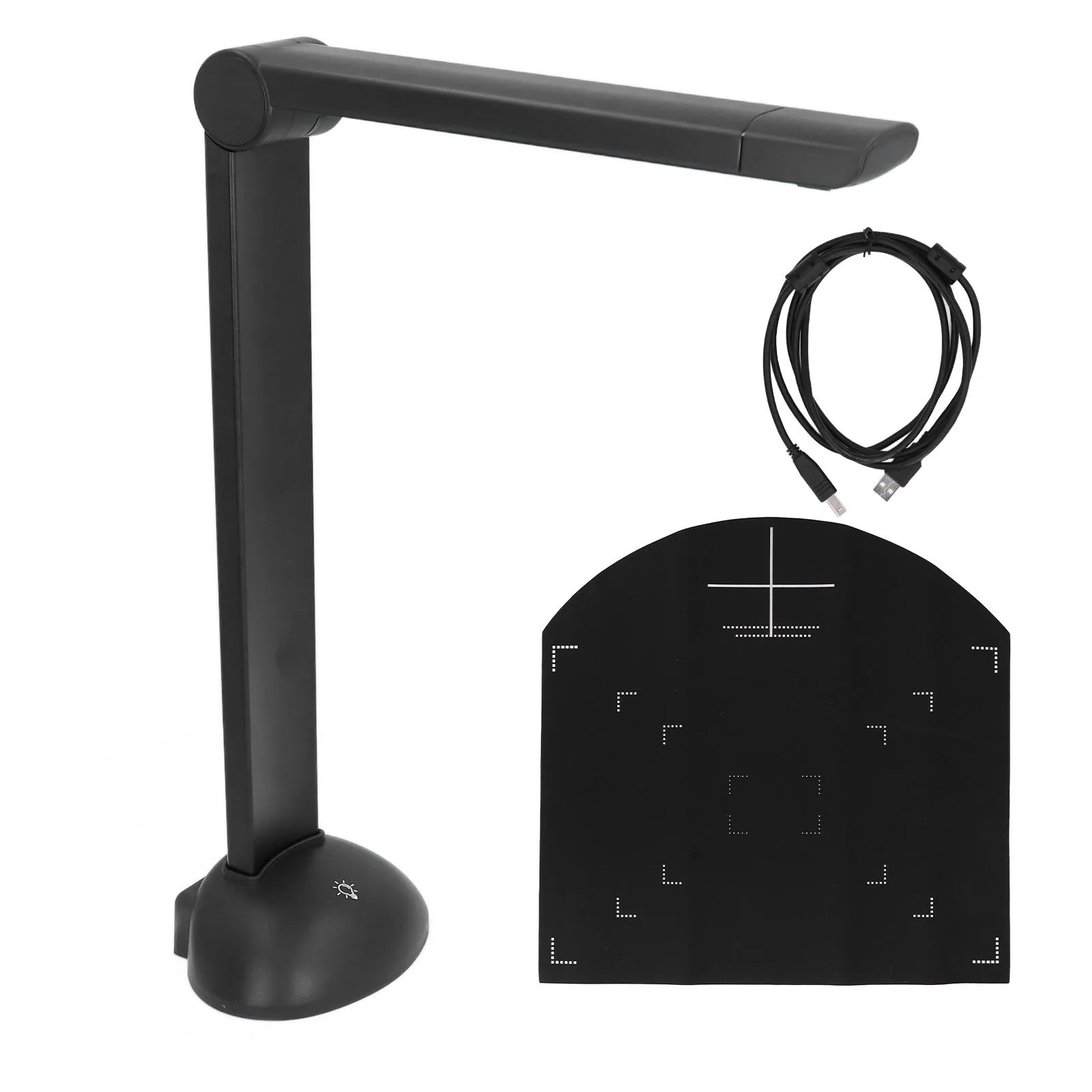 

12MP HD File Scanner Document Scanner with LED Light 12MP HD 3672x2856 Resolution File Scanning Camera for Office Teaching