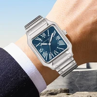 2025 nuevo 34MM Specht & Söhne relojes de cuarzo Japón VH31 Movt zafiro Color azul ultrafino acero inoxidable reloj Masculino