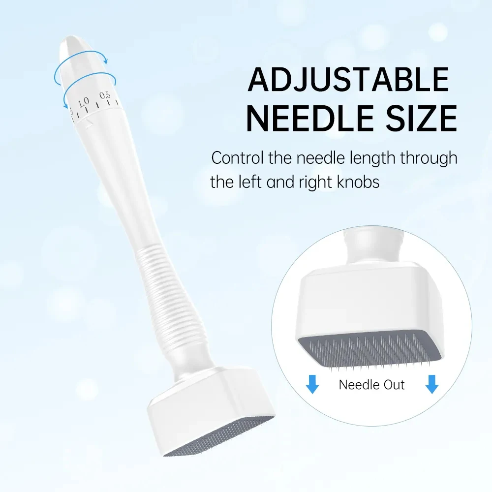 Bestseller Derma Stamp 140 Nadeln Edelstahl-Nadel Derma Pen Einstellbarer Microneedling-Stift DRS 140A – Detail 1