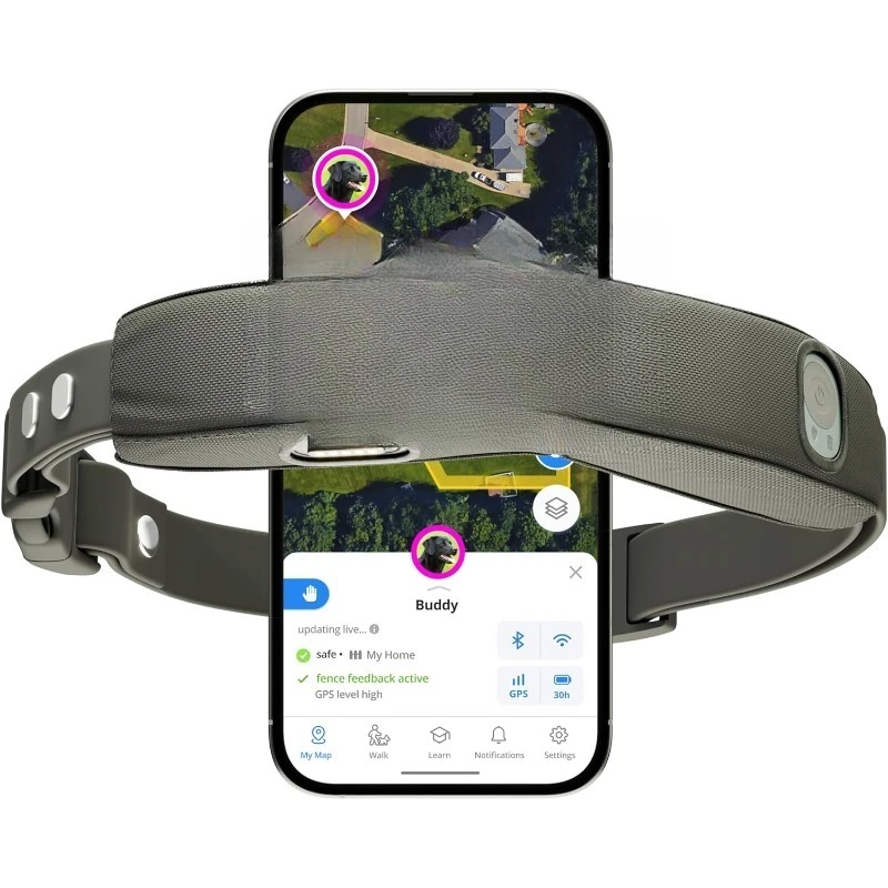 

Collar 4, All New GPS Wireless Dog Fence & Dog Training Collar with GPS Tracker, Subscription Required, Waterproof, One Siz