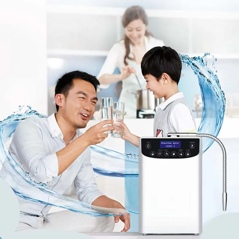 

Japan technology Alkaline Water Ionizer Purifier Machine PH4.5-10.5 Alkaline Acid Water Setting Hydrogen Alkaline Water Filter P