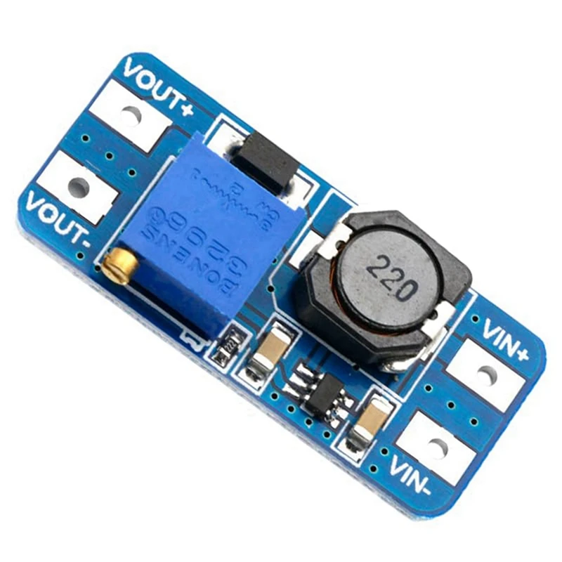 الترويج! 20 قطعة، محول MT3608، DC-DC، منظم تعزيز، وحدة طاقة USB، 2 فولت - 24 فولت إلى 5 فولت - 28 فولت، مخرج 2 أمبير، Micro-USB