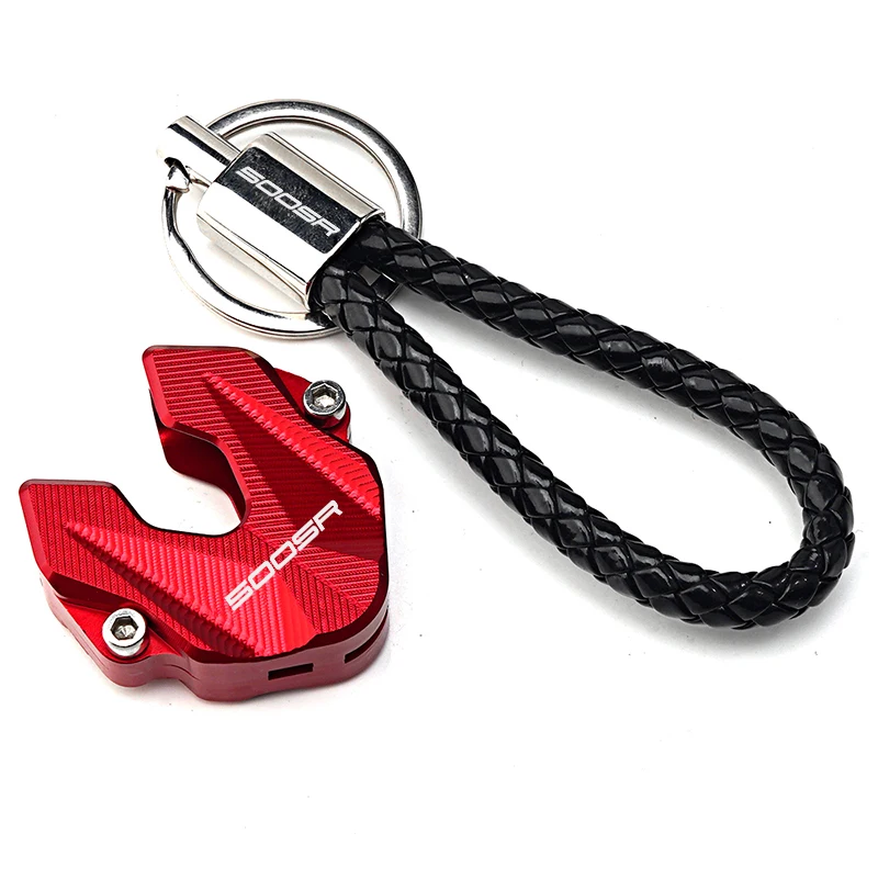 ل CFMOTO 500SR VOOM SR500 500-SR VOOM 2024-2026 + اكسسوارات دراجة نارية CNC المفاتيح حالة قذيفة وسلسلة المفاتيح حلقة رئيسية #3