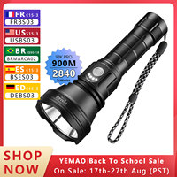 YEMAO 98KPro High Power Flashlight 2840LM 21700 battery Rechargeable LED Lantern 6 Modes W/Memory 900m Range tactical Flash lamp