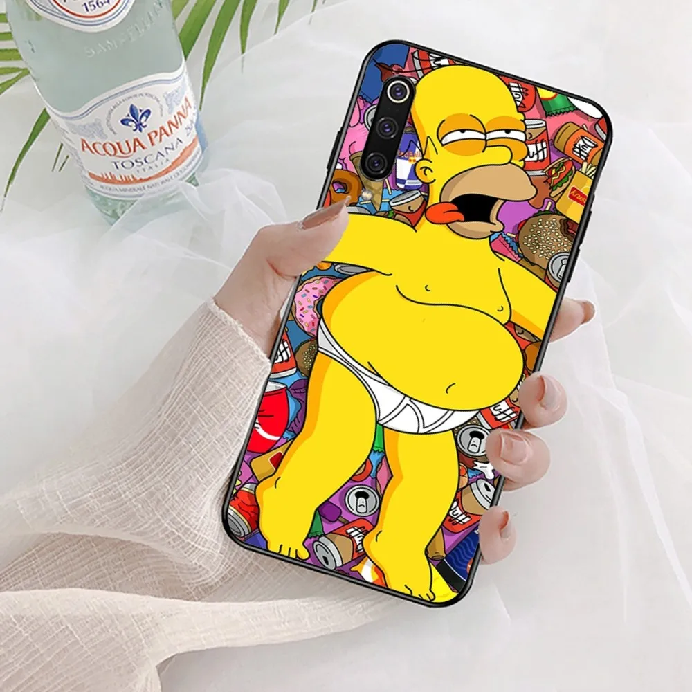 Hot S-Simpsons Boy Phone Case For Xiaomi Mi 5X 8 9 10 11 12 lite pro 10T PocoX3pro PocoM3 Note 10 pro lite