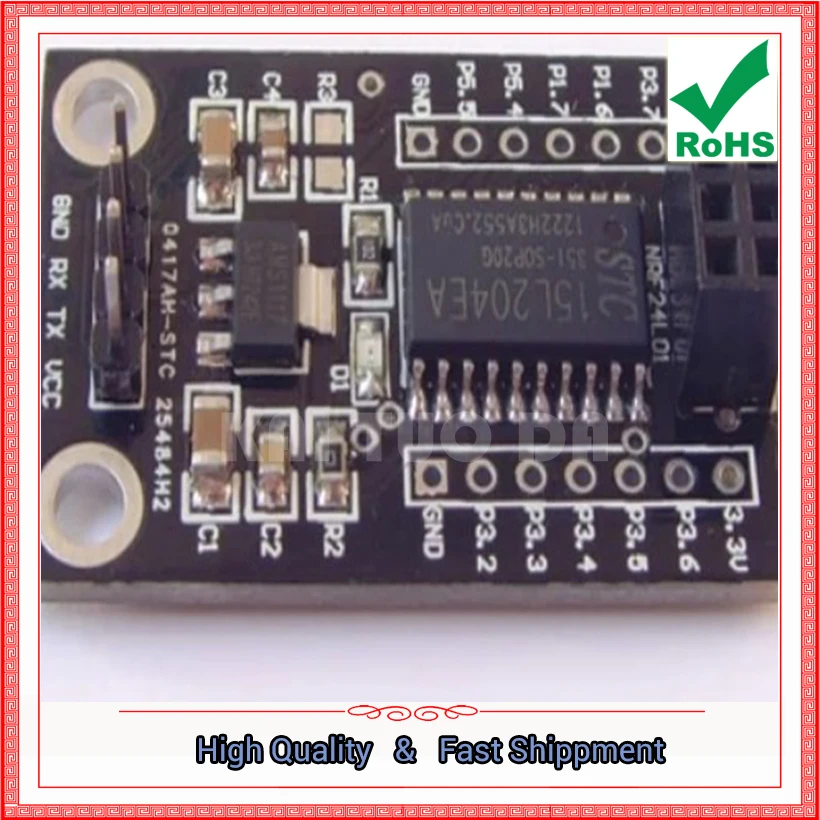 STC15L204 + NRF24L01 Interface Wireless Module Driver Board Wireless Development Board (C1B5)