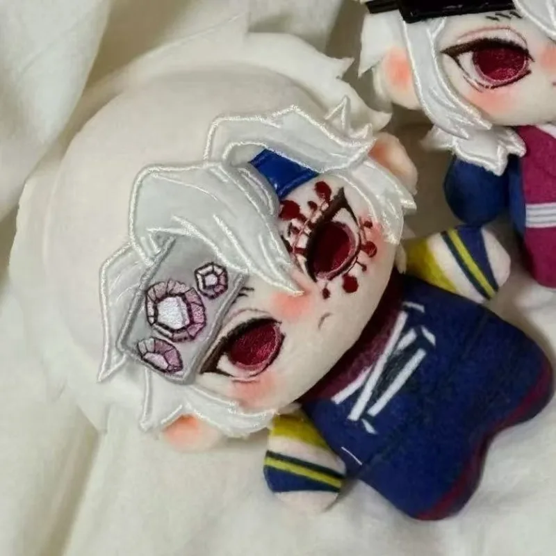 10cm Demon Slayer Stuffed Anime Uzui Plushie Toys Tengen Cosplay Plush Toys Decorative Pendants Keychain Birthday Xmas Gifts