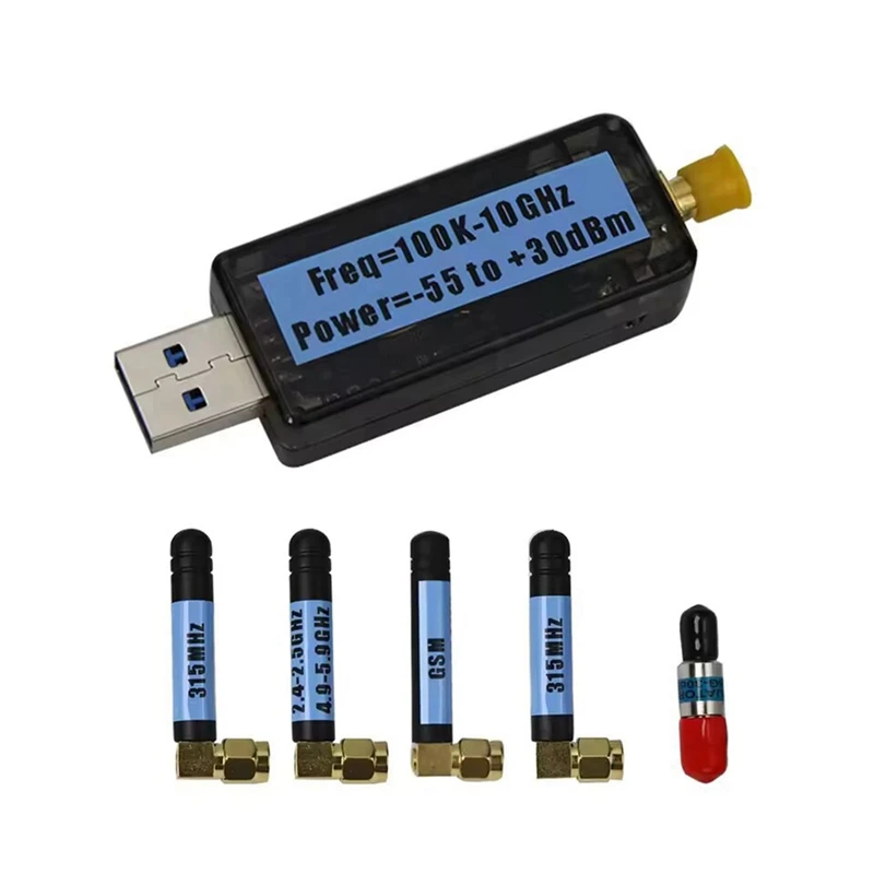 

M05K USB-измеритель мощности RF V3.0 от 100 К до 10 ГГц от -55 до +30 дБм, предварительно сорванные 9 кривых затухания, цветной дисплей 0,96 дюйма