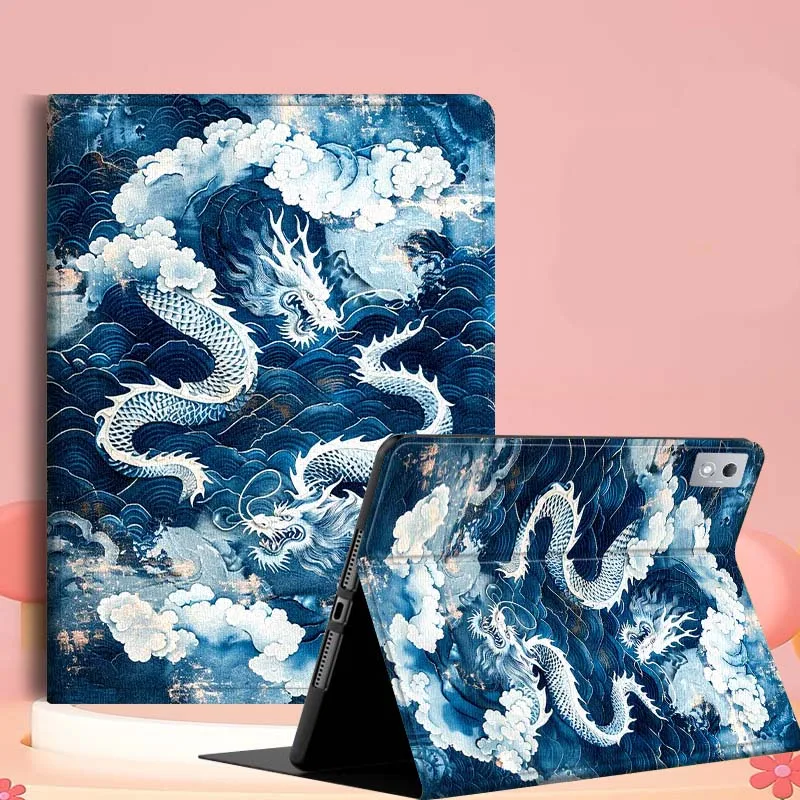 

Retro Anime Dragon Cool Tablet Case For Xiaoxin Legion Tab Y900 Y700 K10 M10 P11 Pad Pro GT Plus 3rd Gen 4 8.8 11 11.5