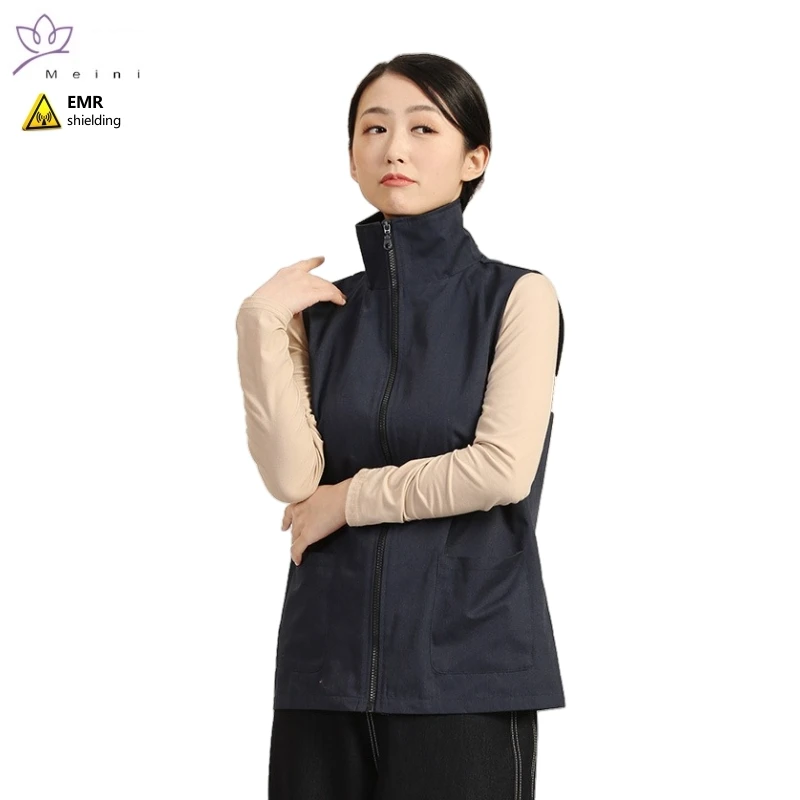 

Genuine radiation protection metal fiber vest Household appliances, office equipment Electromagnetic radiation shielding clothes