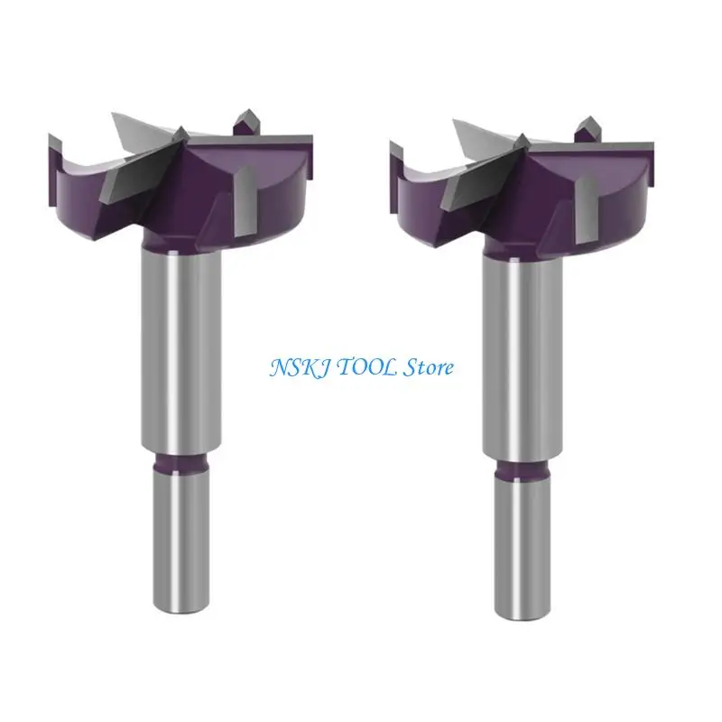 L8RC 35/45 مللي متر المفصلي تهزهز دليل حفر الباب مملة ثقب بت 3-شفرة مثقاب الخشب عرقوب مستديرة