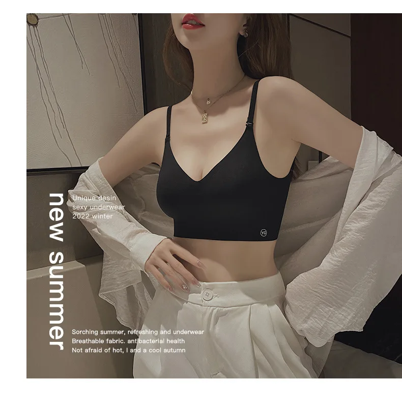 2024 Neviditelná push-up podprsenka s hlubokým výstřihem, sexy dámská podprsenka s otevřenými zády, bezešvé spodní prádlo - náhled 4