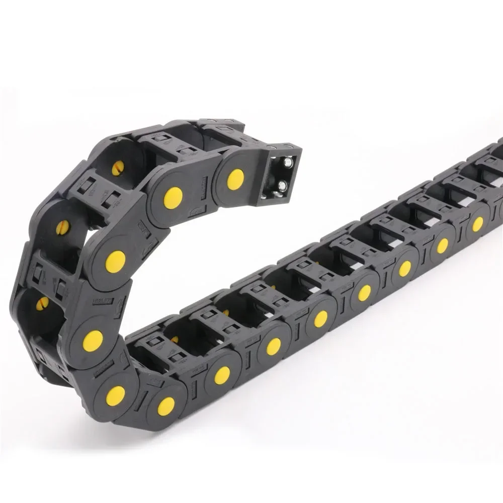 HAOJIAYI Plastic Towline Transmission Drag Chain, JFLO H20Q.1.S Bridge Type Double Side Opening 20x38 20x50