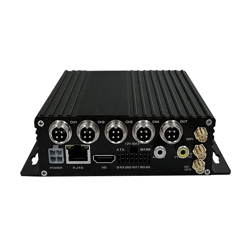 ST9704 4channel TF Card Mobile Digital Video Recorder with 4G WIFI GPS MDVR Supports Custom Language and Logo