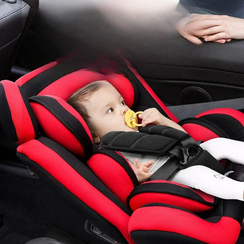 EG76 Reclining Infant Car Seat, All-Age Safety Booster, Adjustable Baby Seat for 0-12 Years, Portable Travel-Friendly Chair