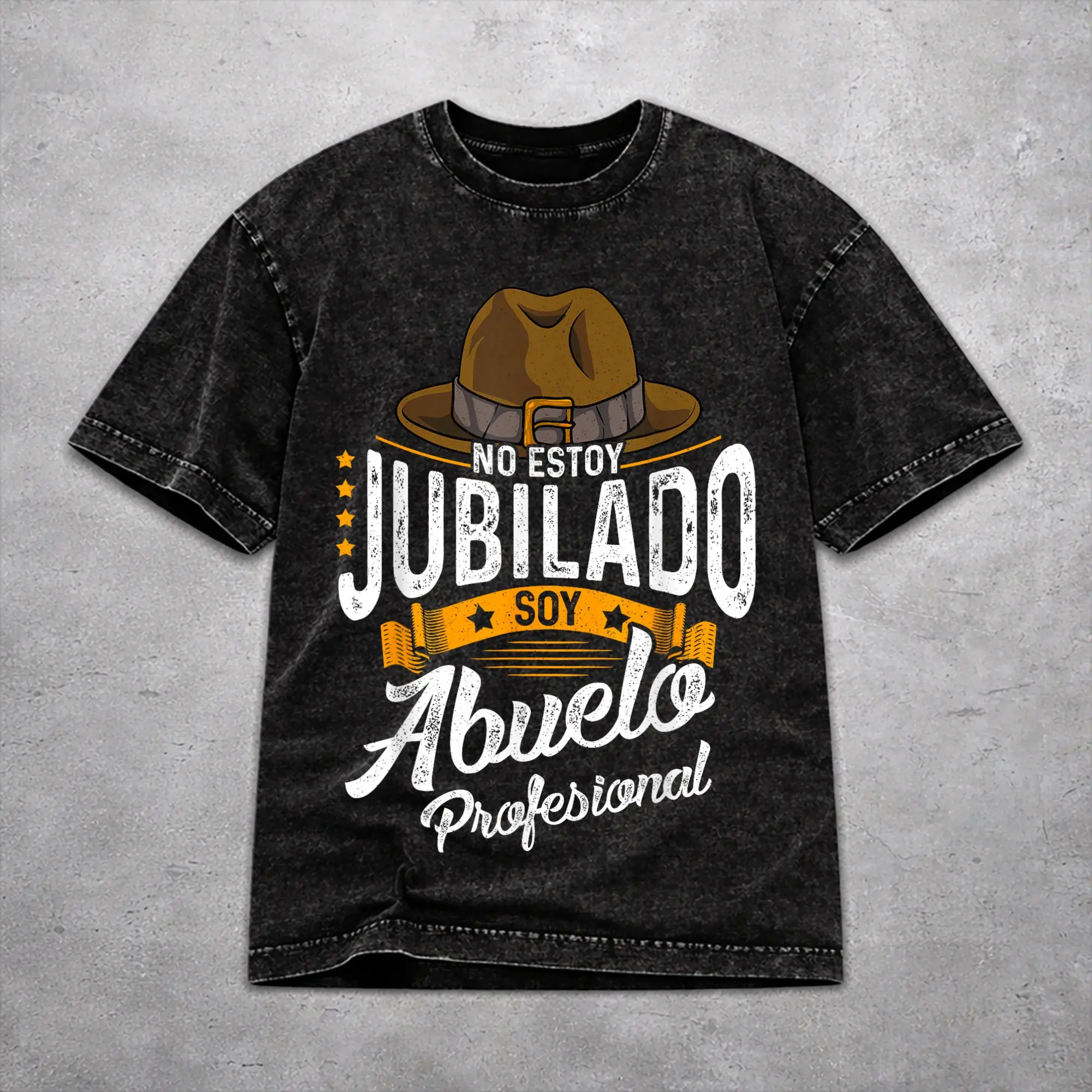 Men Women Wased T-shirts No Estoy Jubilado Soy Abuelo Profesional  Printed T Shirt Apparel High Street  Tees
