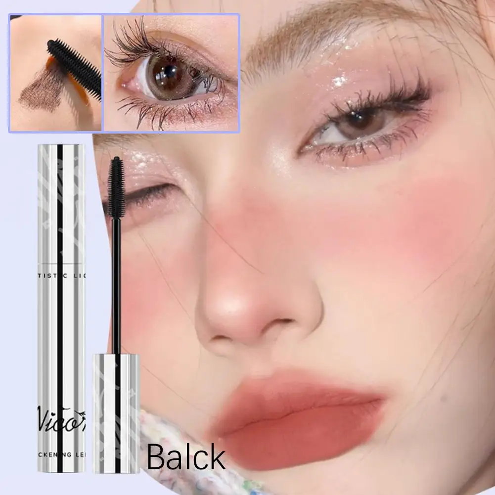 Black Brown Mascara 3D Lengthens Eyelashes Extra Volume Korean Waterproof Lashes Female Natural Cosmetics Makeup Z4L0