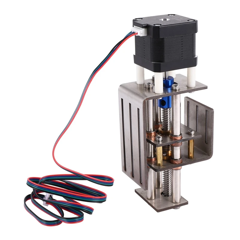 Mesa Deslizante de eje Z CNC, Kit de enrutador CNC, módulo de transmisión pequeño de fresado DIY, Motor de eje Z Miller de madera de 100Mm de distancia