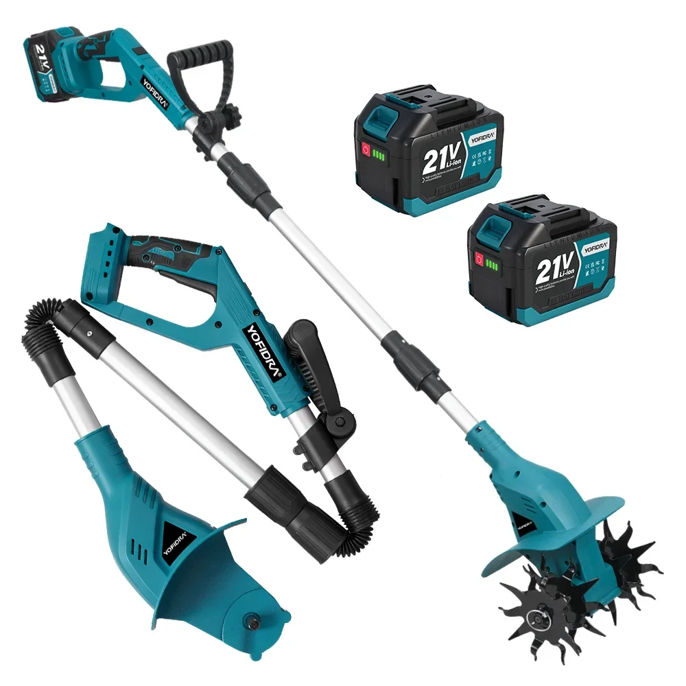 Cultivateur rotatif électrique sans fil YOFIDRA, scarificateur, outil de retournement du sol pour batterie Makita.