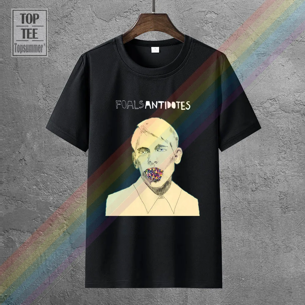 Foals Antidotes, Album Cover, 2008, Indie Rock, T-Shirt Dtg (Black) S-3Xl