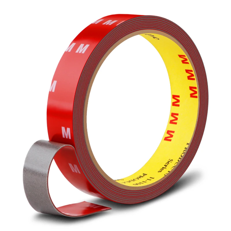 8/10/15/20/30mmx3Meters Strong Permanent Double Sided Tape Acrylic Foam Adhesive For Car Home Indoor Outdoor Decor Waterproof Hi