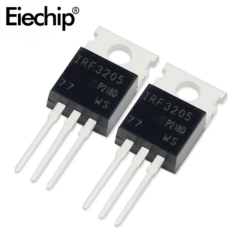 10PCS IRF3205 Transistor IRF3205PBF 3205 MOSFET FETs 55V 110A TO-220 IC Field Effect Transistors Set Electronics Components