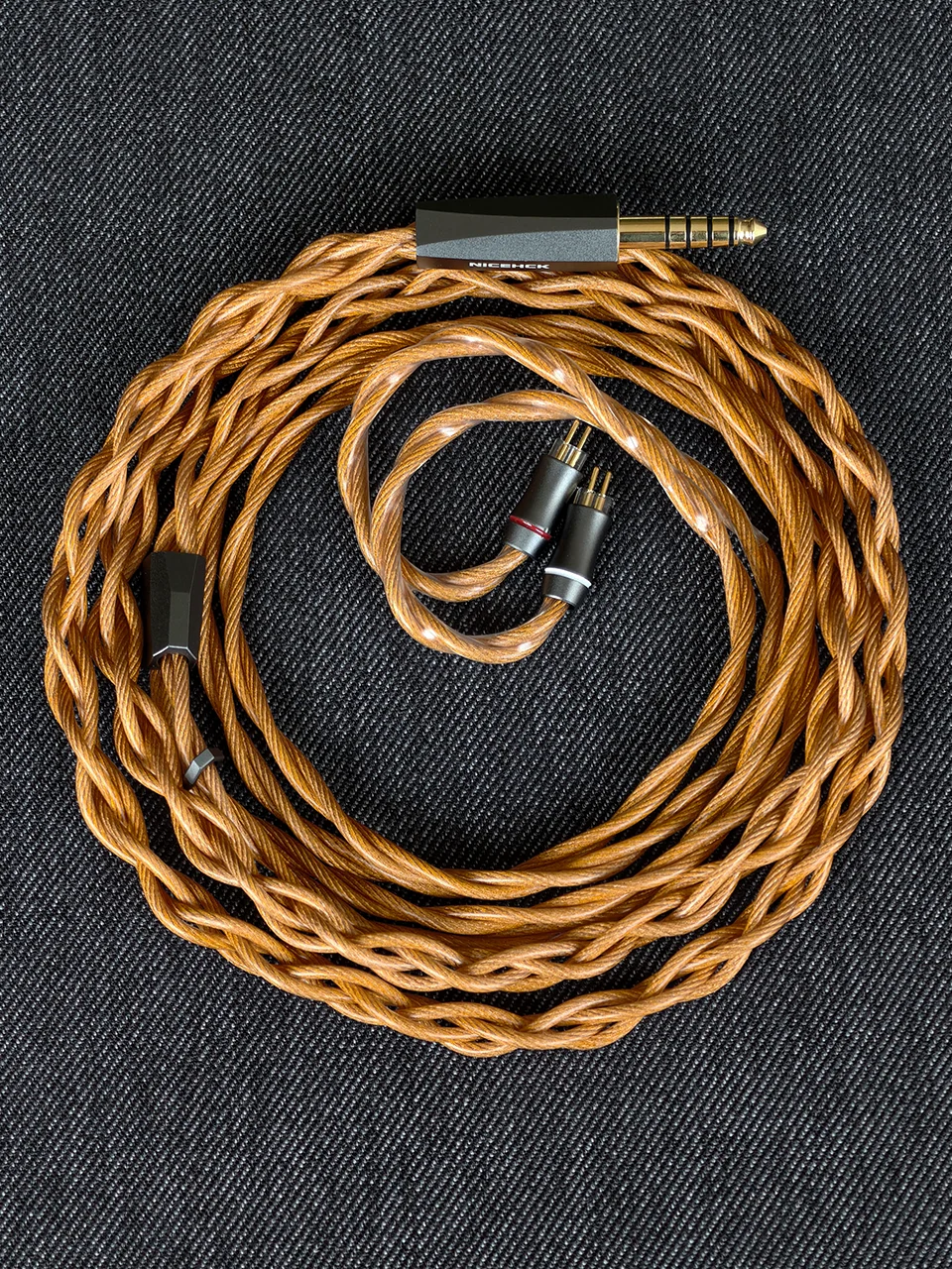 NICEHCK OurLaura 16,6AWG кабель для наушников тройной композитный британский медь высокой проводимости MMCX/0,78 для NX8 Himalaya METEOR IEM