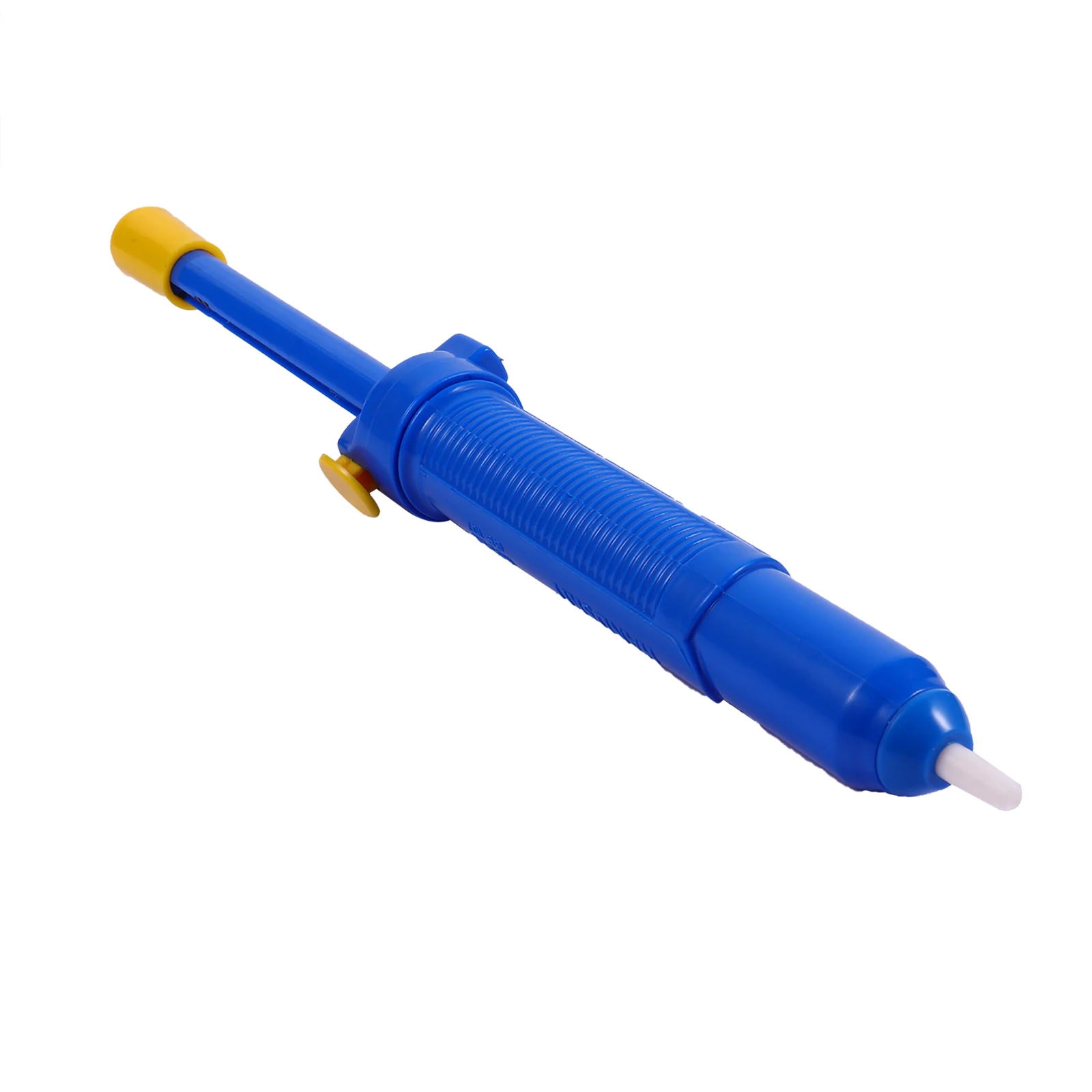 

Plastic Desoldering Pump Solder Sucker Remover Hand Tool Long Spring Powerful Suction Easy Use Left Right DIY Repair Welding