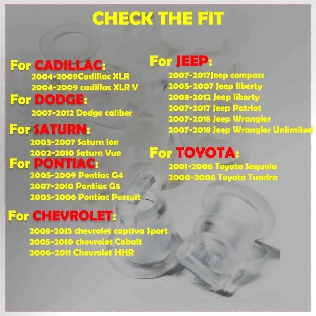 10 قطعة جلبة كابل ناقل الحركة لبونتياك G4 G5 السعي 2007 2008 السيارات علبة التروس خط المطاط كم اكسسوارات السيارات 68064273AB #5