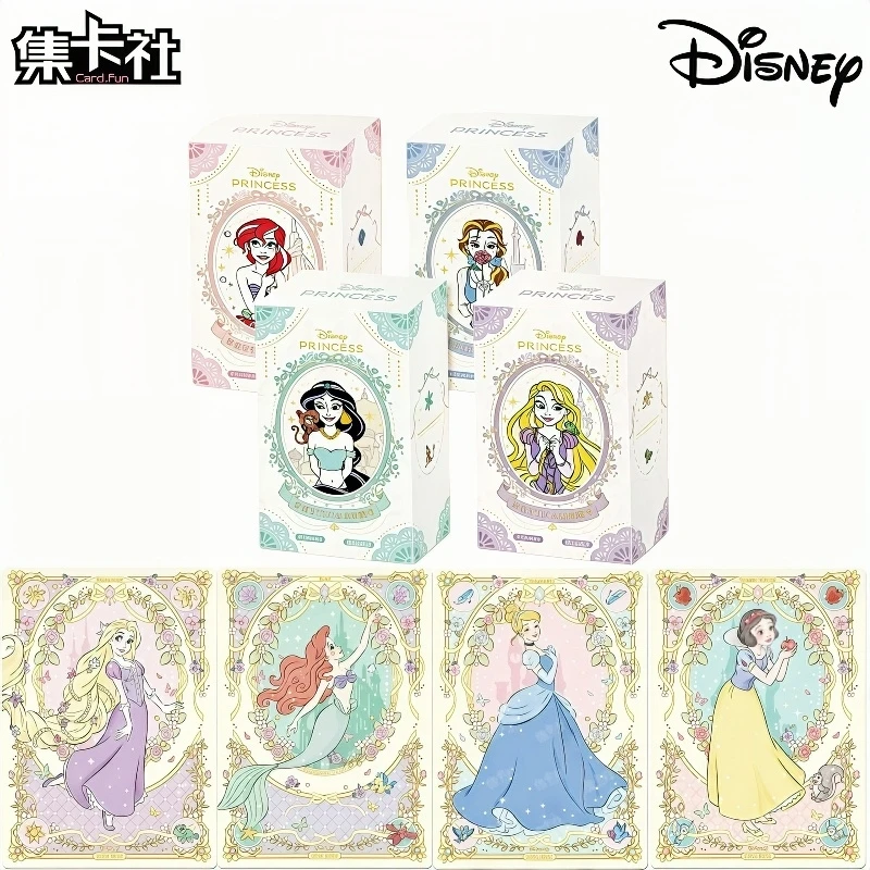 

Коллекционные карточки Card.Fun Official Genuine New Disney Princess Diaries Commemorative Edition, аниме-товары, праздничные подарки