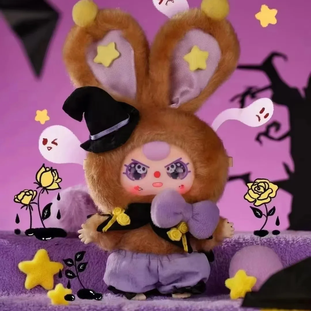 طفل جديد ثلاثة قلعة الهالوين سلسلة الفينيل صندوق أعمى قلادة لطيف دمية أرقام لعبة مفاجأة عيد ميلاد فتاة هدية حقيقية