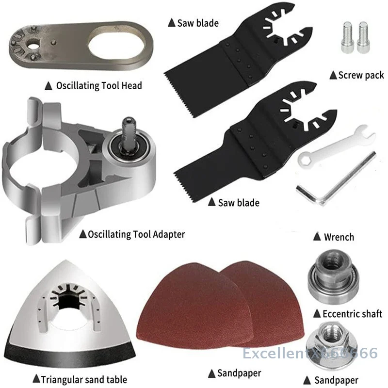 M10/M14 Threaded Swing Saw Cutter Polisher Set for Angle Grinder Conversion