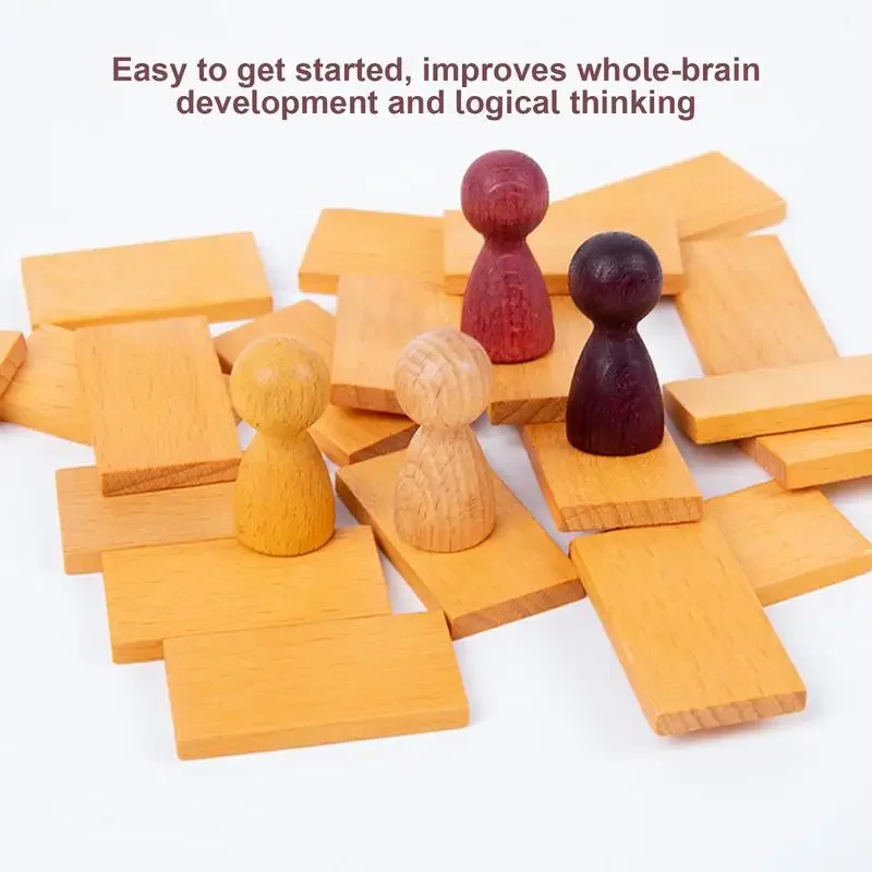 Schritt für Schritt Brettspiel Kaninchen Siege Strategie Puzzle Spielzeug für Erwachsene Studenten Familie Eltern Kind Interaktives Lernspiel