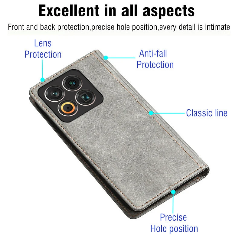 Flip Leather Case For Meizu 22 Cover Meizu 22 6.3inch Case Phone Global Version Meizu Case 22 5G Meizu22 Wallet Book Holster bag