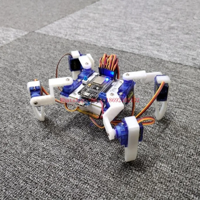 

Четвероногий робот, образовательный комплект для 3D-печати, WIFI/инфракрасное/голосовое/графическое программирование