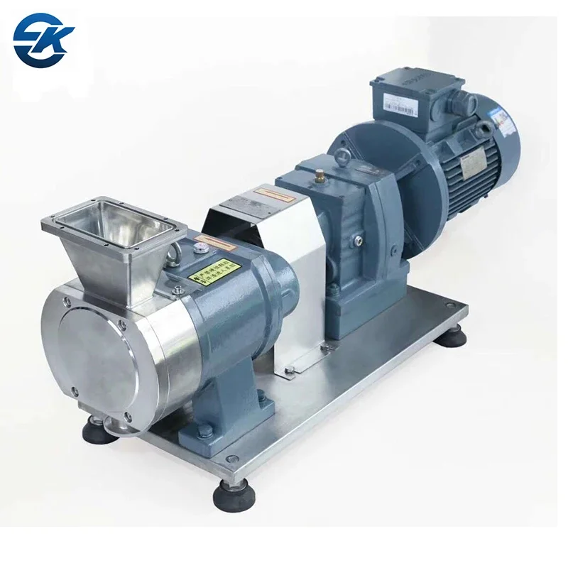 Food Grade Sanitary High Viscosity Liquid Material Transfer Rotary Pump Sanitary Mobile Lobe Pump